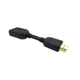 Duttek 2 pack HDMI Adapter Cable, Any Angle Gold Plated HDMI Male to Female Adapter Converter Cable