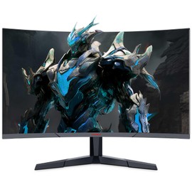 KOORUI 24 Inch Computer Monitor, FHD 1080P Curved Gaming Monitor 165Hz VA 1800R Monitors with Ultra-Thin, HDMI X2 /DP, VESA Compatible, Tilt Adjustable, Eye Care