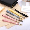 sourcing map Leather Wristlet Strap, 20cm/7.87" Long Keychain Hand Strap,
