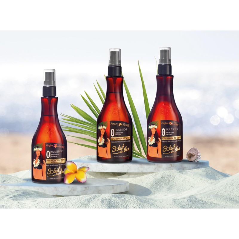 Soleil des Isles | Monoï-Tahiti Dry Tanning Oil 100% Natural