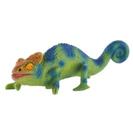 Bullyland 68498 - Spielfigur Chamäleon, ca. 10,6 cm große Tierfigur, detailgetreu, PVC-frei, ideal als kleines Geschenk für Kinder ab 3 Jahren