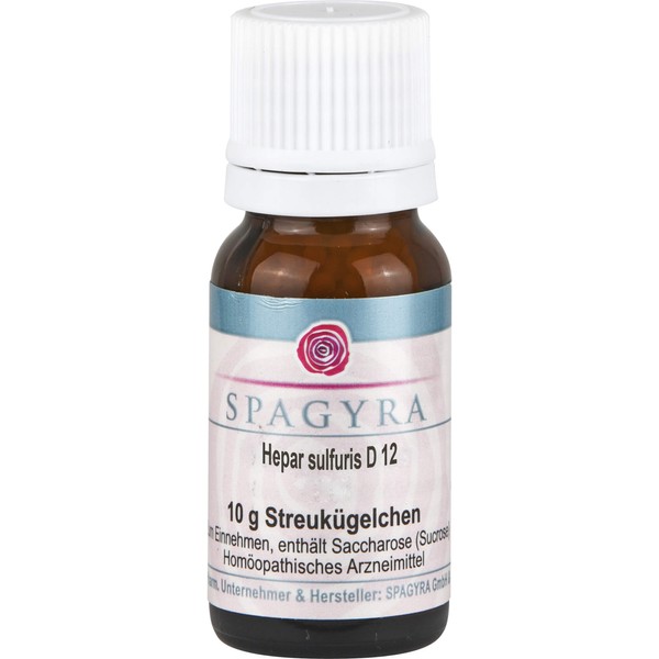 SPAGYRA Hepar sulfuris D12 Globuli, 10 g Globuli