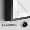 4 Piece Framed Neutral Abstract Modern Wall Art for Living