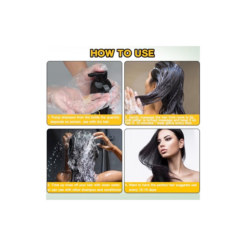Sminktec Tinte para Cabello Champú 3 En 1 para Cabello