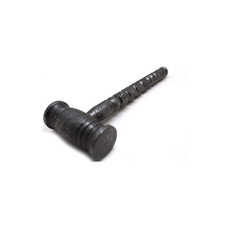 Medieval Warrior Exclusive Full Damascus Steel Hammer Great Piece of