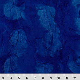 60” Wide Shannon Fabrics Minky Luxe Cuddle Hide Royal
