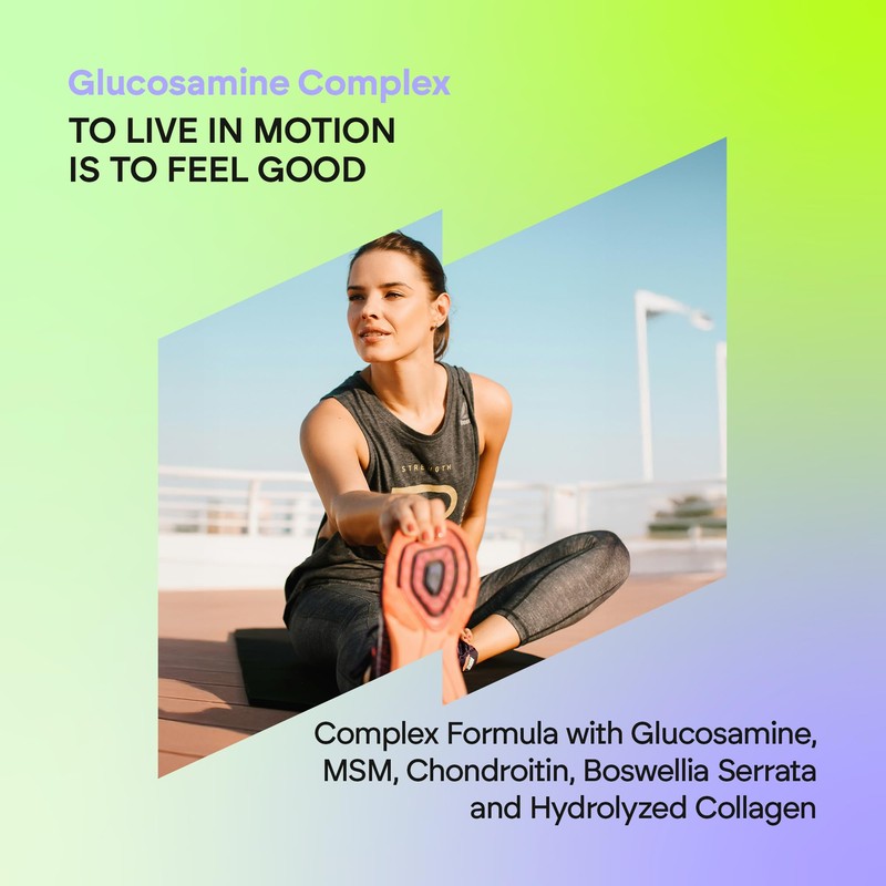 Glucosamine and Chondroitin MSM, Collagen, Hyaluronic Acid, Boswellia, Selenium and