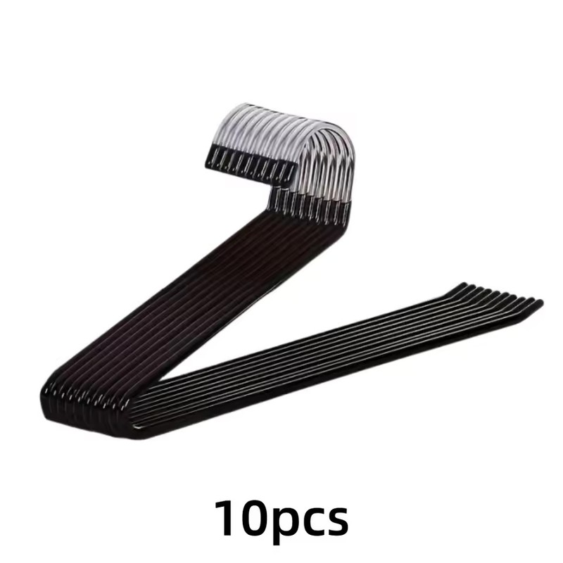 10-Pack Metal Z-Shaped Pants Hangers, Non-Slip Closet Organizer