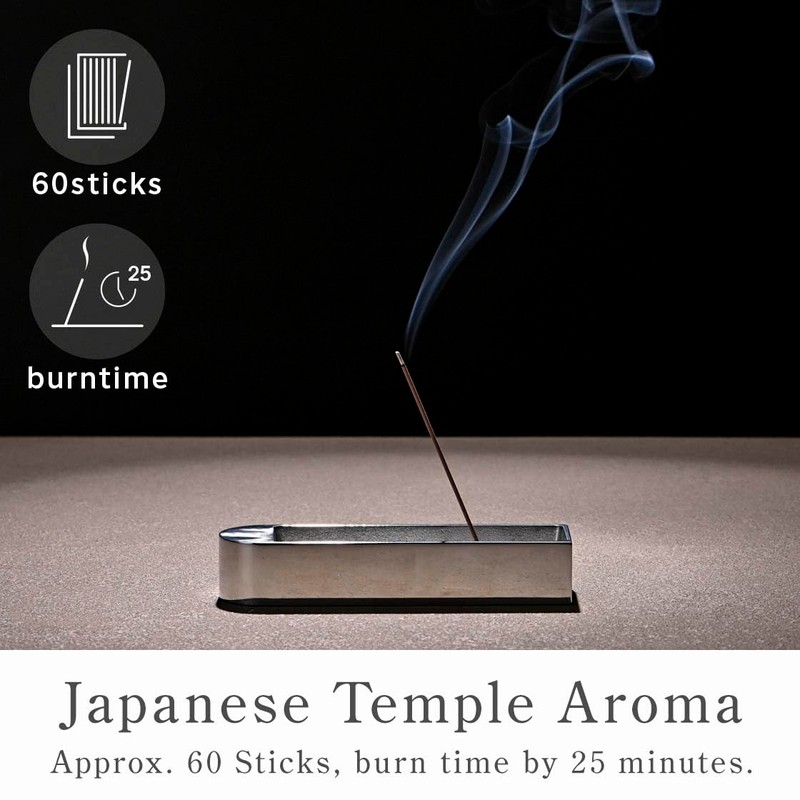 Kyoto White Tea Incense Sticks - Japanese Temple Aroma, Ideal