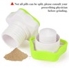 Johnbee Pill Crusher, Pill Grinder Fine Powder Extremely Fine. Storage