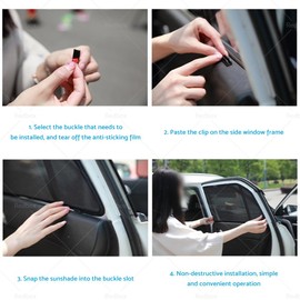 MAX COOL Car Window Sun Blind Shades Suitable for Subaru Forester 2018-2022 Magnetic Rear Side Shade Mesh