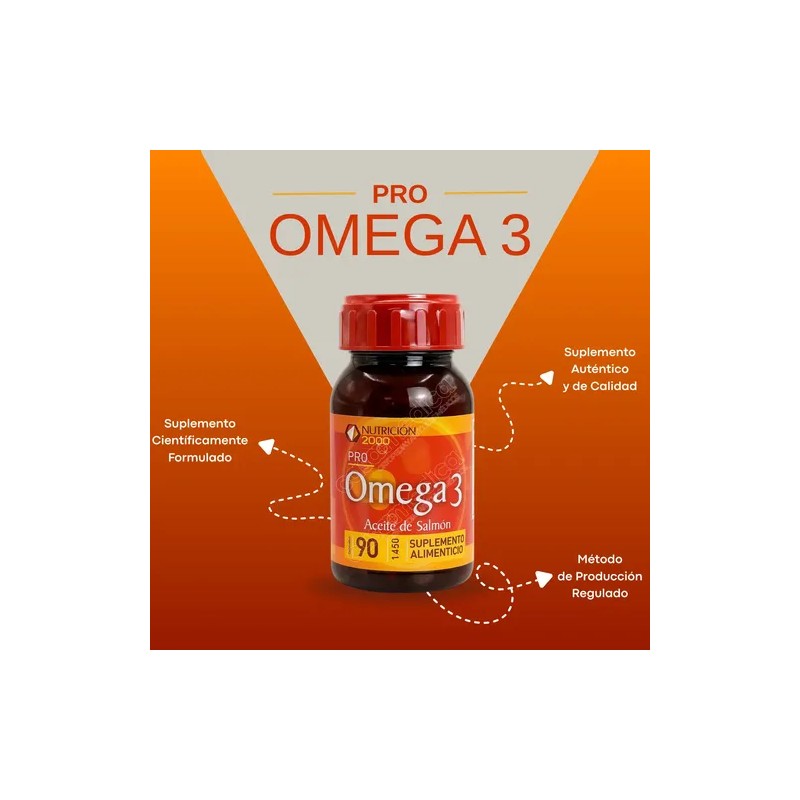 Capsulas Omega 3 Salmon Oil 90 Capsulas 1000mg Nutricion2000