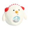 Aurora® Festive Holiday Snowglobe Bellies™ Warmest Wishes Snowman™ Stuffed Animal