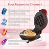 Mini Waffle Maker Machine, Waffle Machine, Heart-Shaped Waffle Maker Machine