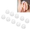 10Pcs Sound Amplifier Tips Silicone Anti Static Noise Reduction Double