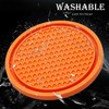 MEAJOO 4PCS Car Cup Holder Coaster, Universal Auto Non-Slip Cup