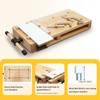 DOONARCES Woodworking Bench Vise, Portable Wood Vise Workbench, Hard Wood