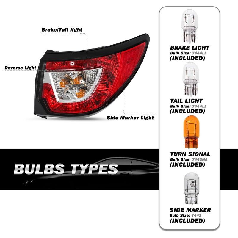 SOCKIR Fit for 2013-2017 Chevy Traverse LS LT LTZ Base
