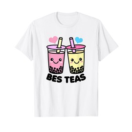 Bes Teas Cute Kawaii Boba Drinks T-Shirt