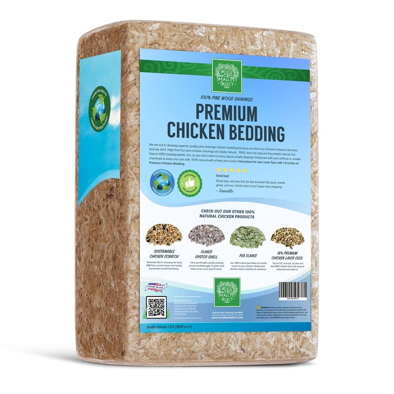 Small Pet Select Pine Shavings Chicken Bedding, Chicken Coop Bedding,