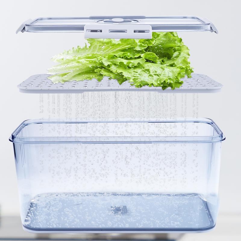 Bread Box Airtight Bread Boxes with Lid,Time Recording Bread Storage