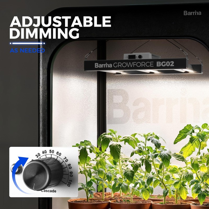 Barrina GrowForce BG02 3 x 3 LED Grow Light, 200W