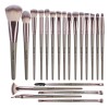 Maange MAG5748-Blackgold 20 Piezas Brochas De Maquillaje Profesional Color Champagne