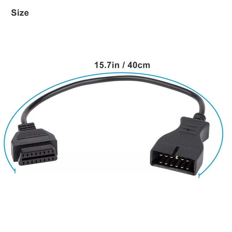Unbranded GM 12 Pin OBD1 to 16 Pin OBD2 Convertor