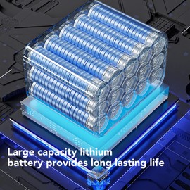 Aramox Auto-Staubsauger, Auto-Staubsauger, Leistungsstarker, Leistungsstarker USB-wiederaufladbarer Tragbarer Mini-Handstaubsauger für den Auto-Haushalt