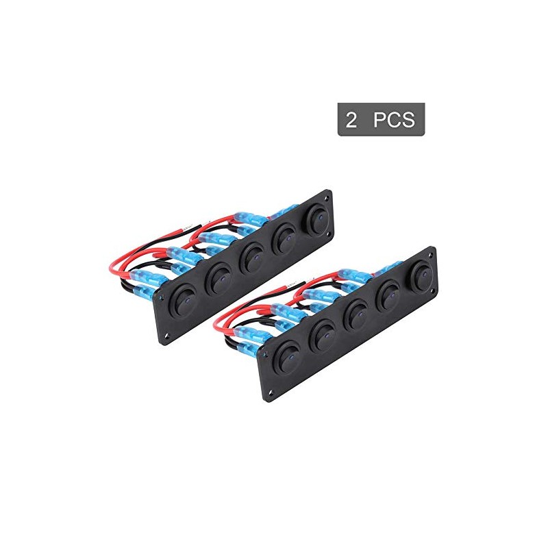 Rocker switch panel.