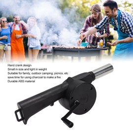 BBQ Fan Blower, Hand Crank BBQ Fan, Mini Combustion Fan, Outdoor Travel BBQ Cooking Tools for Camping