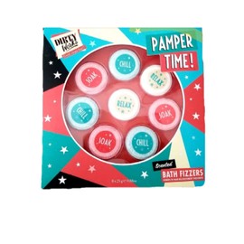 Dirty Works Scented Bath Fizzers Gift Set, 8 Bath Fizzers