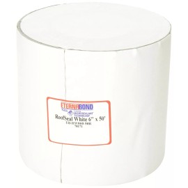Eternabond 6" x 20 ft Eternabond Roof Leak Repair Tape Patch Seal White - 20 Feet, 20 Foot