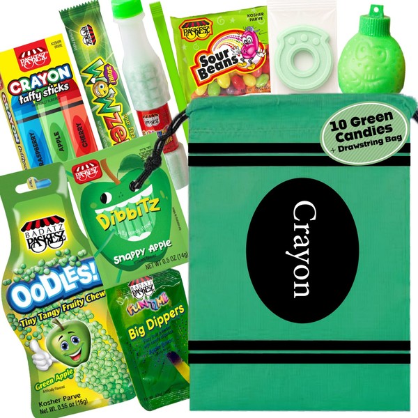 DOUzzle Graduation Treats - Green Themed Candy Variety Pack with