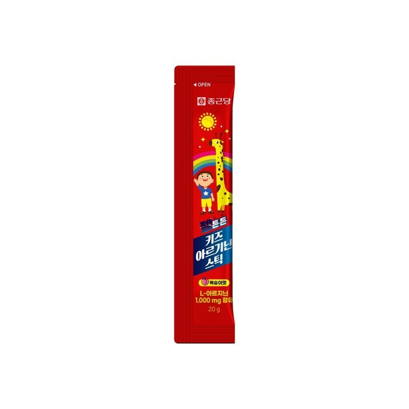 Jongkundang 젤튼튼 키즈 아르기닌 스틱 (30포x3박스) Gelton Tun Kids Arginine