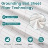 Lnopever Grounding Bed Sheet Earthing UK, Grounding Sheets 10% Silver