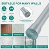 Silver Grey Adjustable Shower Curtain Rod 28-64 Inches 1pc, 7/8"