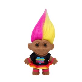 Good Luck Trolls 4" Dolls | Rockstar Troll Doll | 80's Glam Fusion | Rainbow Troll Figures | Nostalgic Troll Toys for Best Playtime Fun | Collectible Troll Figures Doll- Fashionable Trolls Toys
