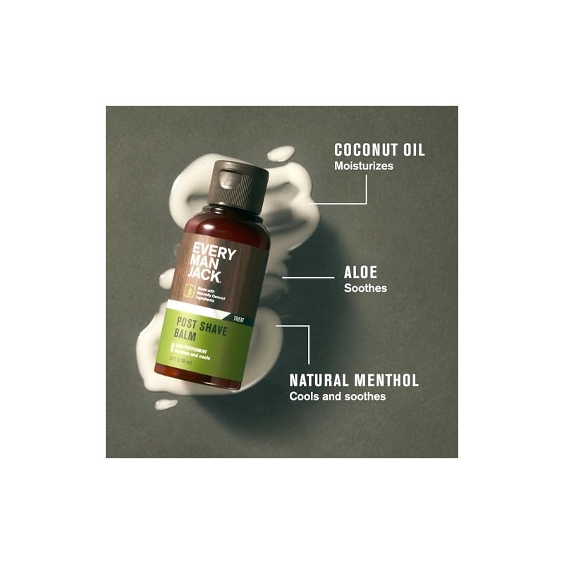 Every Man Jack Bálsamo Para Después Del Afeitado Para Hombre: