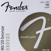 Fender Extremo de bola de bronce 70L 80/20 12-52, cuerdas