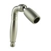 High Sierra's Solid Metal Handheld Shower Head with Trickle Valve - Low Flow 2.0 GPM - Stunning Brushed Nickel Finish