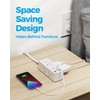 Short Extension Cord 1ft - Olcorife Flat Plug Power Strip