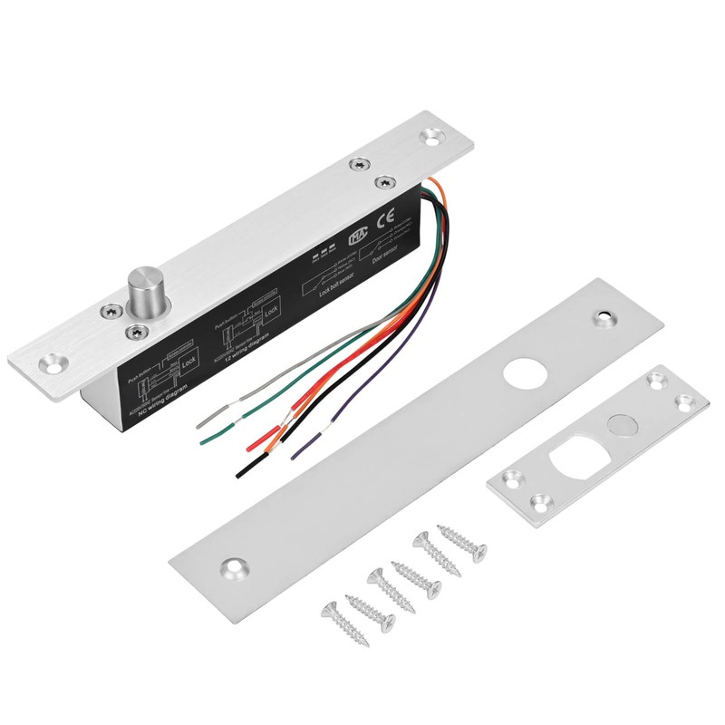 Electric Drop Bolt Lock Deadbolt Fail-Secure NO Mode 12V DC