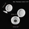 sourcing map Plastic Hinged Screw Cover Caps 5.8mm Hole Fold