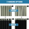 100% Blackout Curtains for Bedroom with Black Liner Full Room