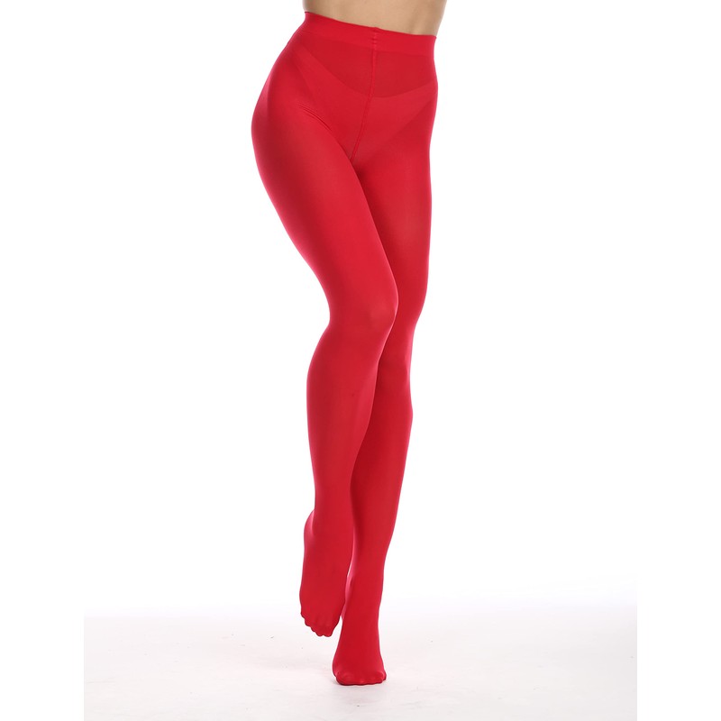 EVERSWE 80D Microfibre Women's Tights, red