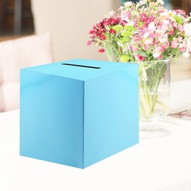 Tytroy Money Box Memory Cards Reception Centerpiece Box (Blue, 1PC)