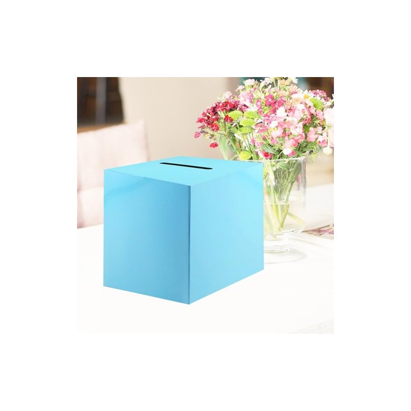 Tytroy Money Box Memory Cards Reception Centerpiece Box (Blue, 1PC)