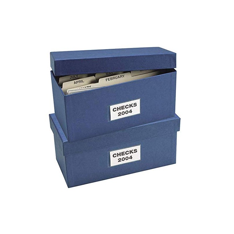 EGP Voucher Check Storage Box, 2 Boxes, 5" x 9