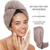 Microfibre Hair Towel x2 Bath Towel Hair Wrap Large (UK